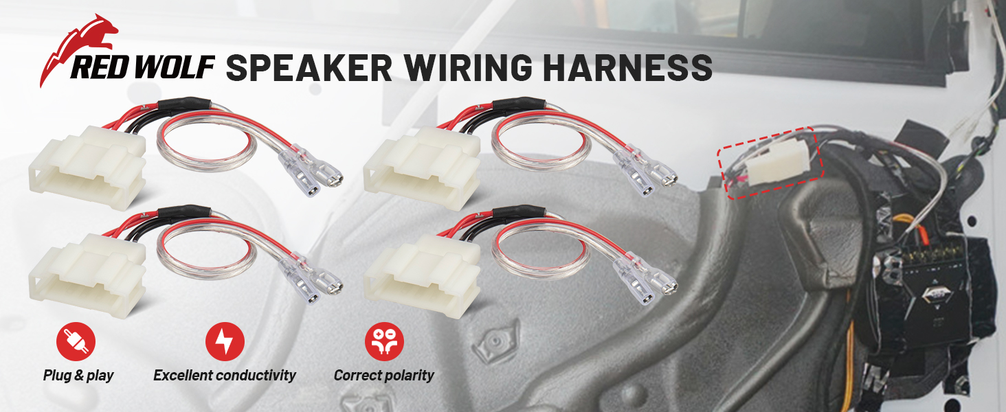 Door Speaker Wiring Harness Connector for VW