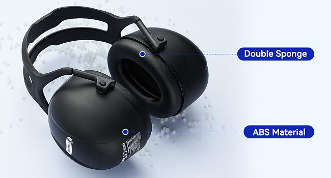 Dr.meter Hearing Protection Ear Muffs Noise Reduction Safety Earmuffs Kids Adult Hearing protection