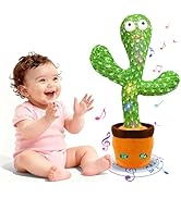 Interactive Baby Toys Dancing Talking Cactus Toy,Funny Gift for Infant 6-18 Months, Singing Music...