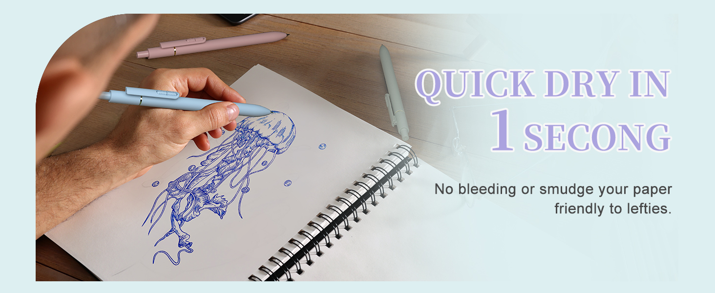 quick-dry 0.7mm fine point