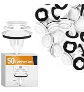 GOOACC 50Pcs Door Trim Panel Clip with Sealer Compatible with Mazda GJ6R-68-ABX GJ6R68AB2 Mazda M...
