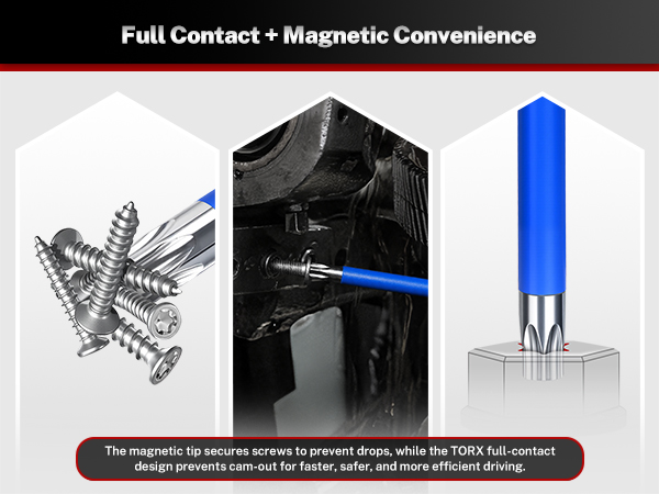 magnetic trox key wrench set