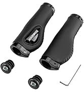 ROCKBROS Bike Handle Grips Ergonomics Design Soft Gel Dual Lock on Bicycle Handlebar Grips for Mo...