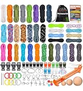 WEREWOLVES Paracord Bracelet Jig Kit - 4MM, 3MM, 2MM Parachute Combo Kit, 10FT Rope Complete Acce...