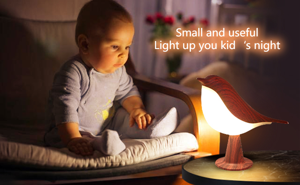 Bird mini lamps for small spaces bird decorations for the home dimmer touch kids cute funny funky