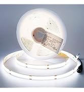 JOYLIT 24V COB LED Strip Lights White 439lm/ft Super Bright 16.4ft, UL Premium CRI 95+ 480LEDs/M ...