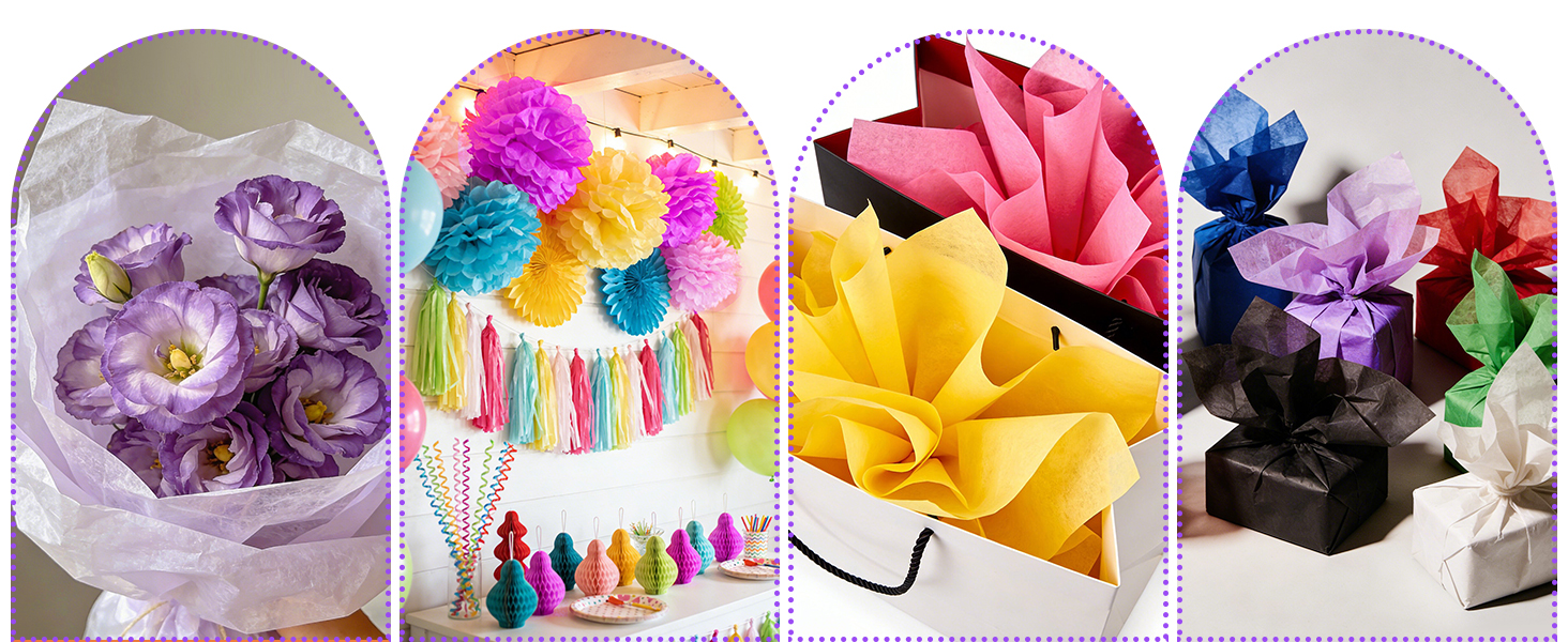 COLORFUL TISSUE PAPER