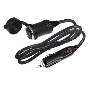 Car Charger Cigar Lighter Male Plug to Female Socket 18AWG Heavy Duty Extension Cable