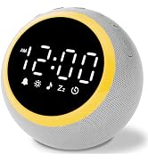 Rohent Sound Machine for Sleeping Adults: Alarm Clocks for Bedrooms, 25 Soothing Sounds, 7 Soft W...