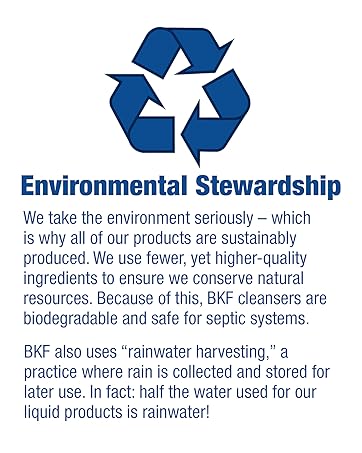 Environmental Stewardship - sustainable, high quality ingredients