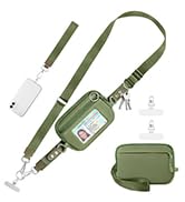 clip and go strap for phone with wallet crossbody lanyard cross body zipper pouch wristlet wrist