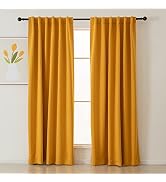 Pickluc Blackout Curtains 84 Inches Long 2 Panels, Black Out Drapes for Bedroom or Living Room, B...