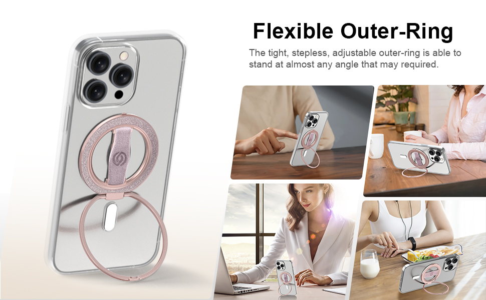 EWA MagSafe Cell Phone Ring Holder Kickstand