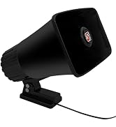 5 CORE Indoor Outdoor PA Horn Speaker 8 x 5 Inch Loud Commercial Paging System 8 Ohms 65 Watts Ma...