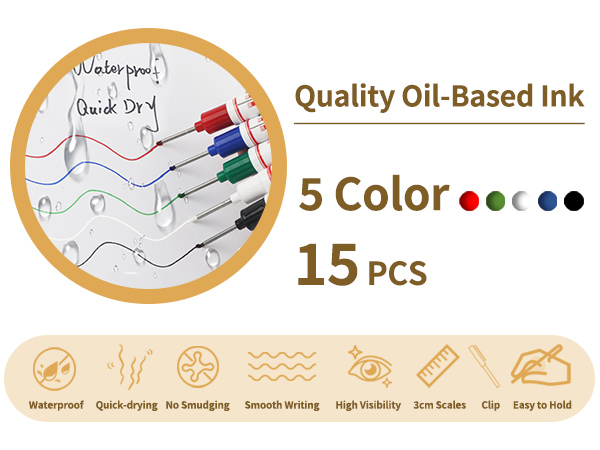 deep hole marker pens
