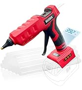 BLEDS 100W Cordless Glue Gun for Milwaukee 18V Battery, LED Digital Temperature Adjustable 212-39...