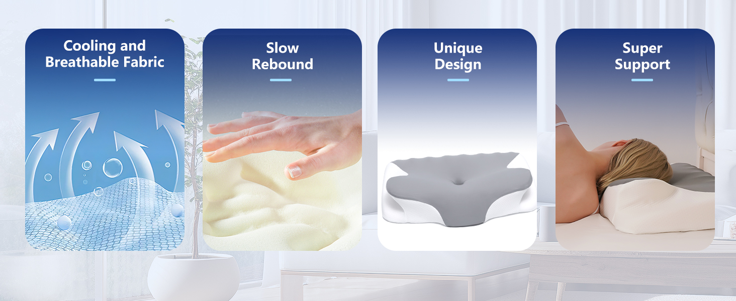 cervical neck pillow side sleeper
