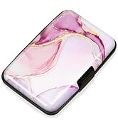 Mayski Credit Card Holder, RFID Blocking, Aluminum Alloy Hard Case, Small Mini Business Metal Wal...