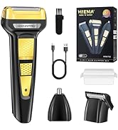 HIENA PRO Professional Beard Trimmer for Men, Cordless Electric Facial Ear Nose Trimmer and Beard...