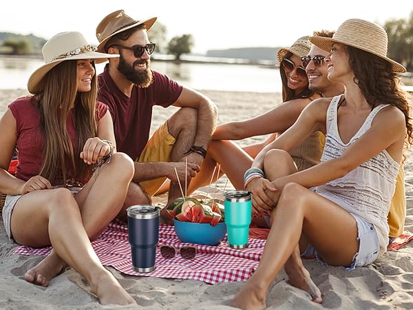 30oz double wall coffee tumbler