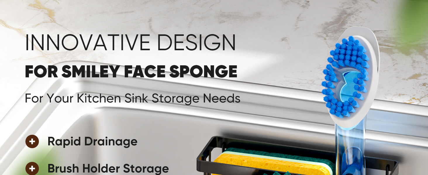 sponge holder for kitchen sink