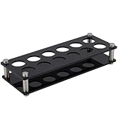 HOBBIESAY 12 Hole Acrylic Shot Glass Holder 1.18 Inch Hole Shot Glass Serving Tray for Bar Tequil...