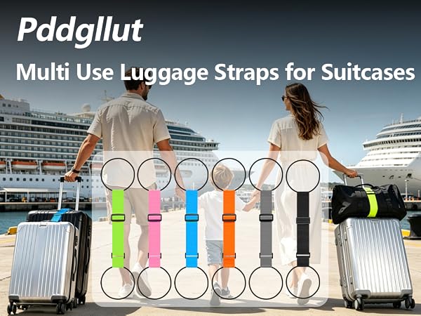 Luggage Connector Straps for Suitcases