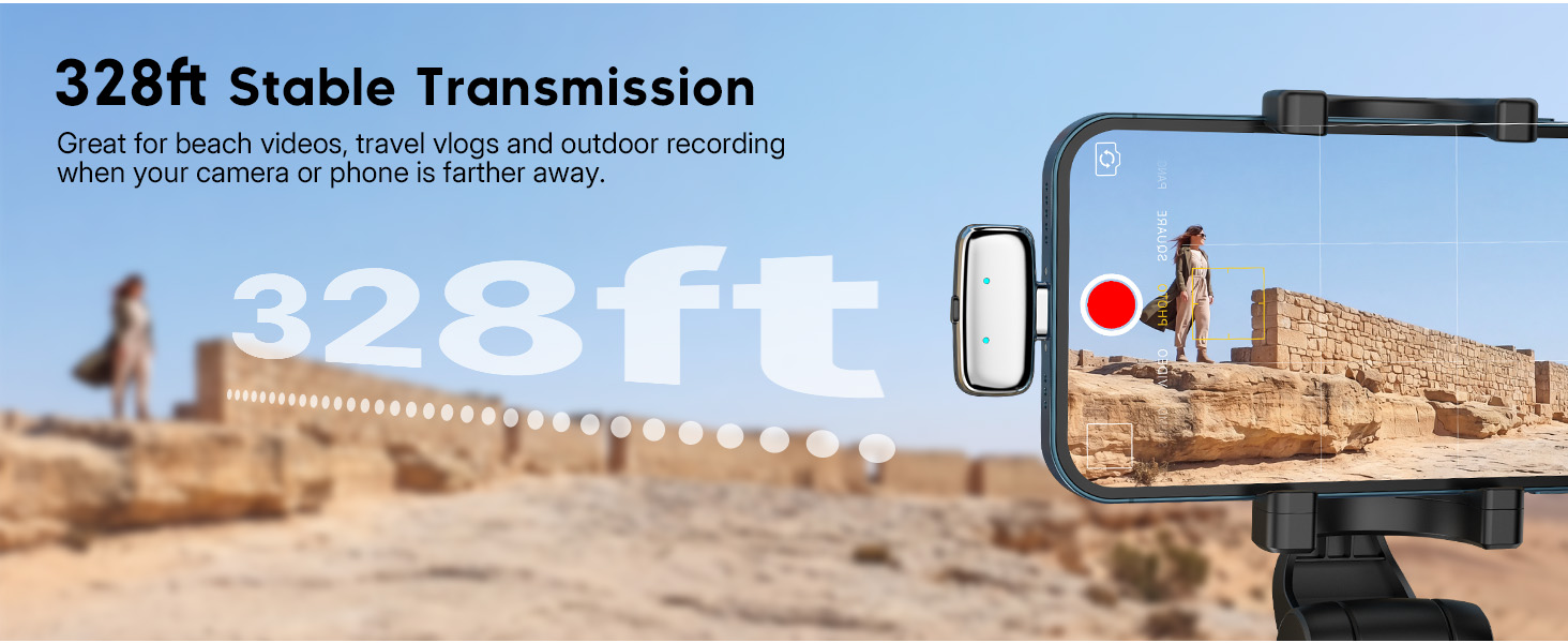 328ft StableTransmission Experience Zero-Delay,Crystal-Clear Audio