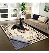 100% Waterproof Non-Slip Rug Pad 8x10 for Large Area Rugs Durable Felt Floor Protection pad for A...