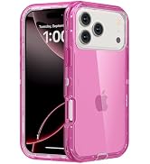 Follaroma for iPhone 17 Pro Max Case, Heavy Duty Shockproof Protection Phone Cases, Anti-Drop, Du...