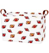 36L Rugby Storage Bins Empty Gift Baskets for Girls Baby Shower Decorations Girls Toddler Toy Bas...