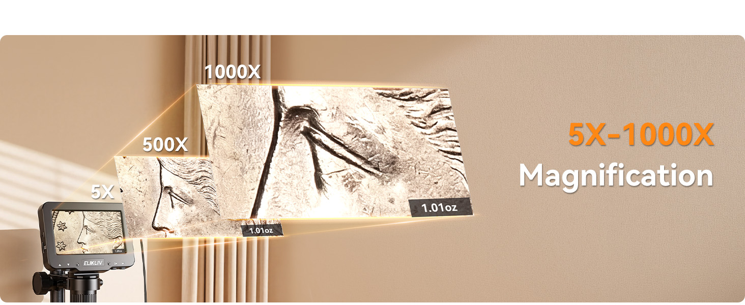Elikliv Microscope with Weighing Scale
