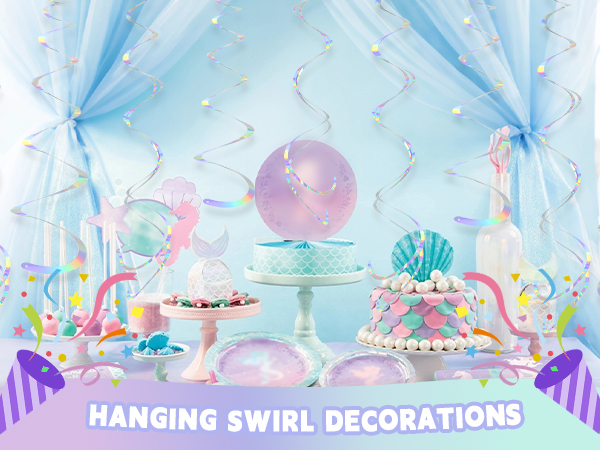 Hanging Swirl Decorations