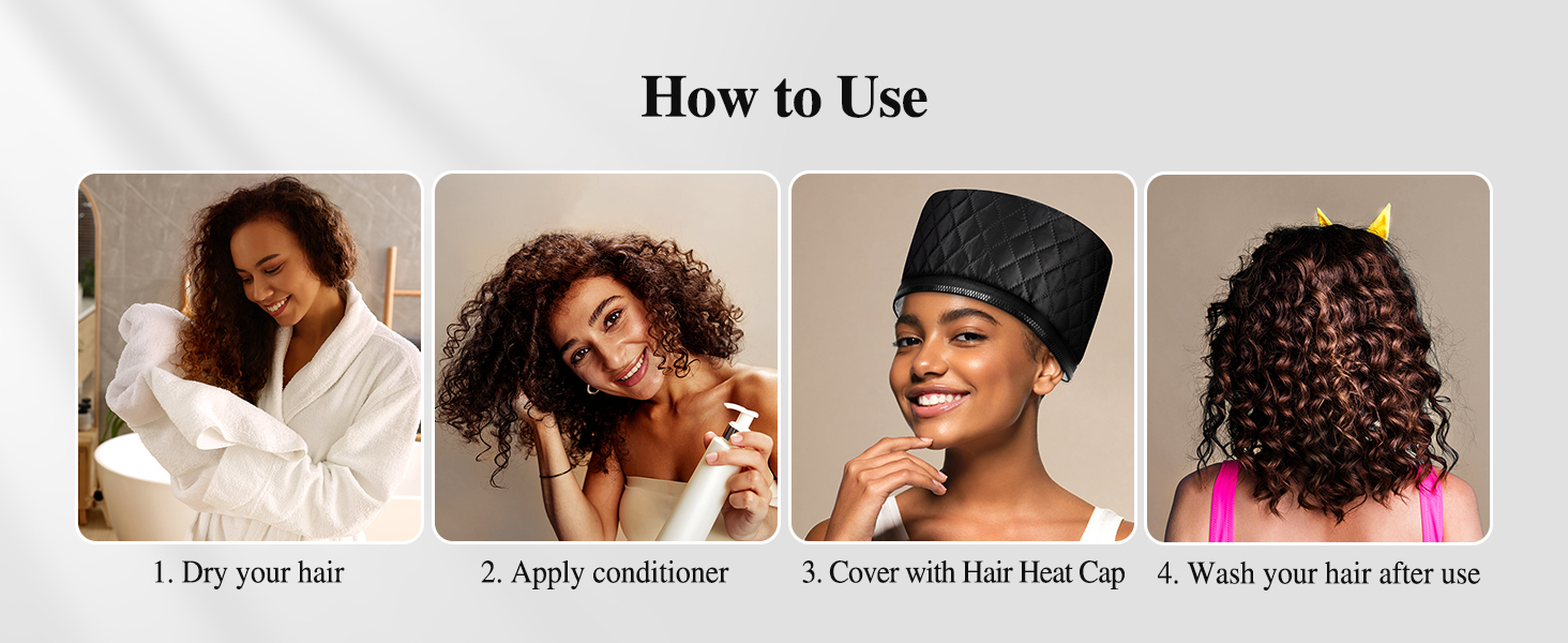 Heat Cap Thermal Hair Steamer Cap