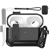 Valkit Compatible Airpods Pro 2nd/1st Generation Case Cover with Cleaner Kit, Military AirPod Pro...