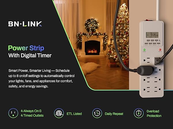 power strip with timer