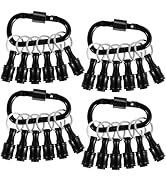 24Pcs 1/4inch Hex Shaft Screwdriver Bit Holder Portable Extension Bar Keychain Screw Adapter Alum...