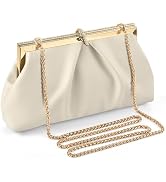 TINDTOP Clutch Purses for Women, PU Leather Formal Evening Bags Shoulder Party Handbags Wedding C...