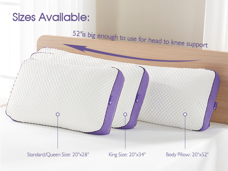 memory foam body pillow