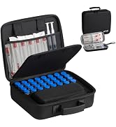2-in-1 Peptide Case & Insulin Cooler Travel Case – 32-Vial Fridge Organizer "Mother" Bag + Detach...