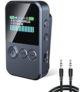 Bluetooth Transmitter for TV to 2 Headphones, Wireless Receiver for Car Handsfree Call, TSNAM Cli...