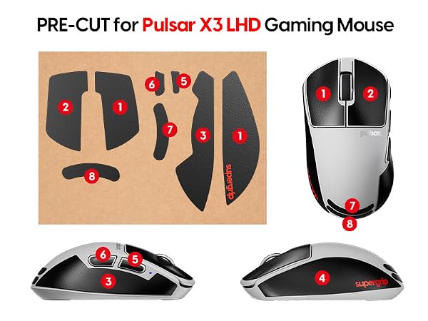 Supergrip for Pulsar X3 LHD