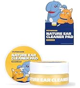 PETHROOM Nature Ear Cleaning Pads – Hypoallergenic Microfiber Pads for Dogs & Cats, Gentle Daily ...