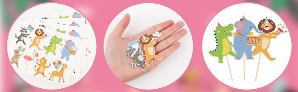 Safari Cupcake Toppers