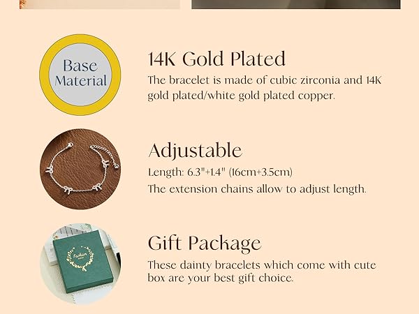 Bracelets for Women Trendy Non Tarnish