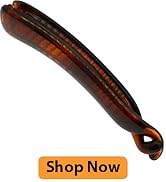 Camila Paris NV133 French Hair Banana Clincher Clip, Classic Girls Updo Flexible Ponytail Holder