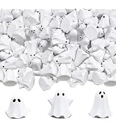 FESTGLOX 50Pcs Mini Resin Ghosts, Tiny Halloween Ghost Figurines Miniatures | Small Ghost Decor f...