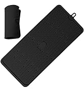 Silicone Dish Drying Mat 18”x8”, Heat Resistant Trivets for Kitchen Counter, Draining Mat, Sink M...