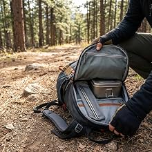 in backpack