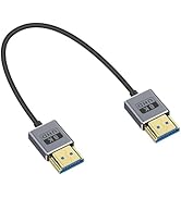 Duttek Ultra Thin 8K Short HDMI Cable 1FT, Ultra Thin/coaxial Short HDMI Male to Male Cable 48Gbp...
